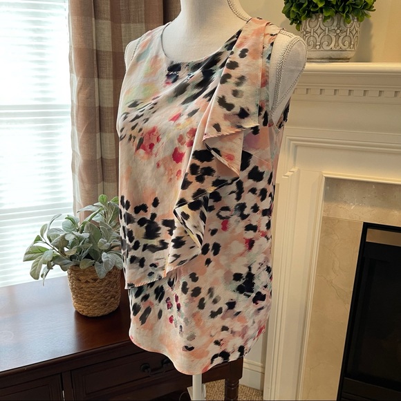 Apt. 9 Small Sleeveless Crew Neck Dressy Blouse - Picture 8 of 11